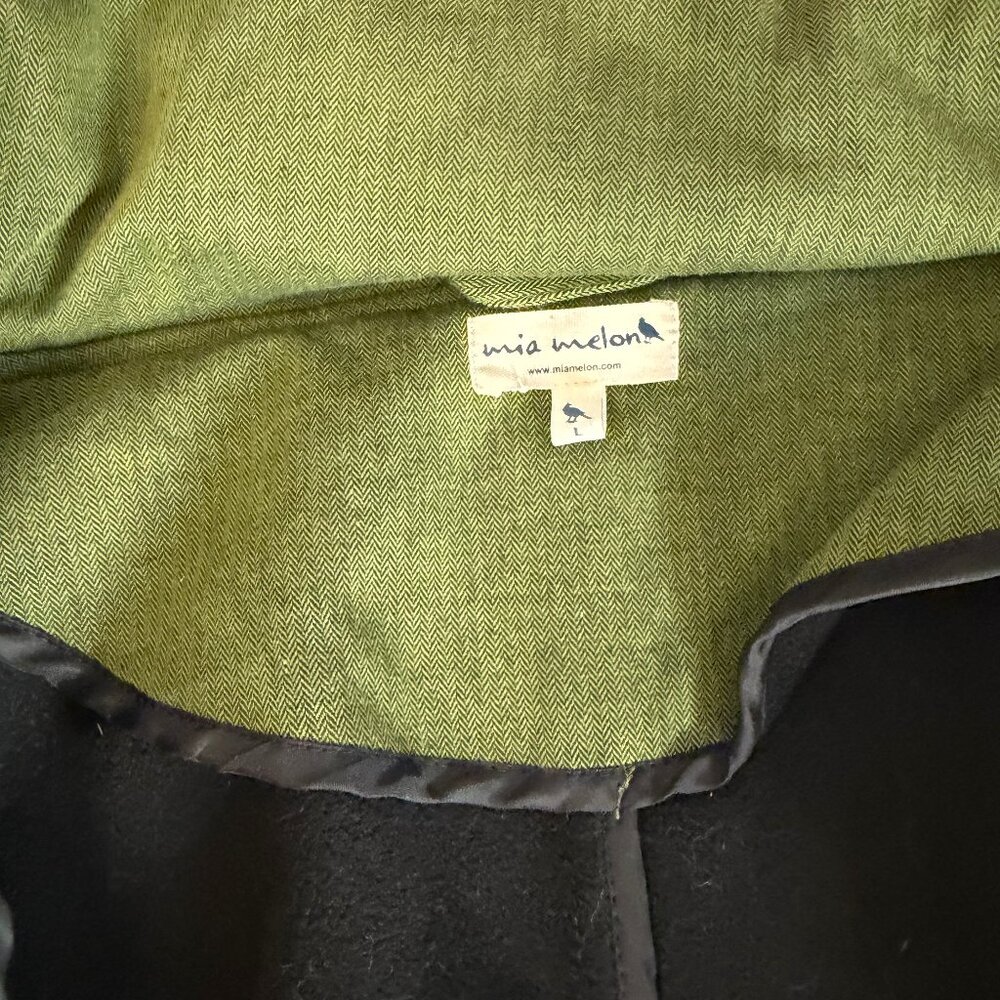 Mia Melon Ava Modern Rain Jacket – Evergreen – Size Large – EUC - Picture 3 of 8